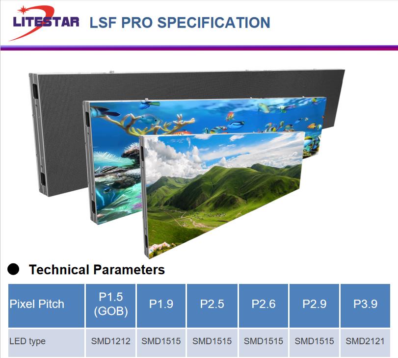 LITESTAR LSF PRO LED VIDEO WALL 1 LITESTAR LSF PRO LED VIDEO WALL 1
